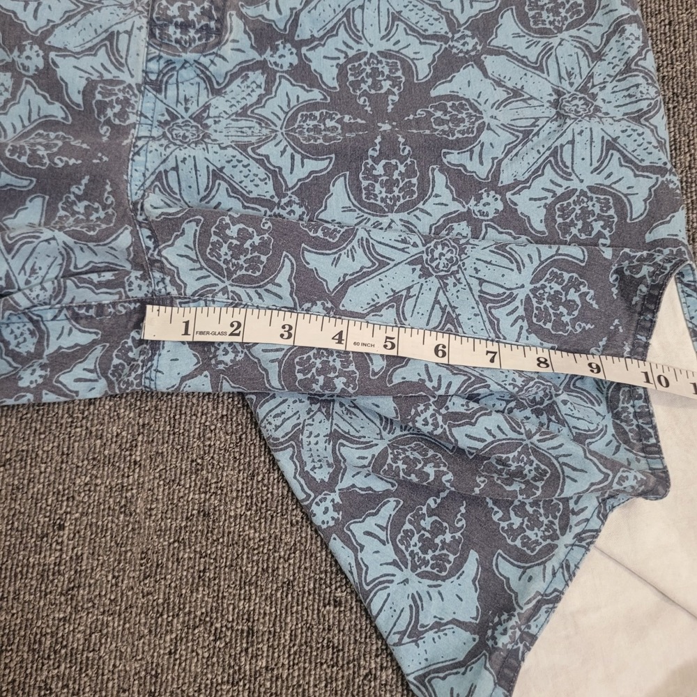 Hollister 34 Board Shorts Mens Blue Floral Mandala Print Surf Swim Trunks - Picture 7 of 7